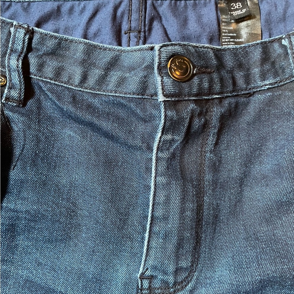 yd. Men's Blue Jeans Slim Fit Waist size 38